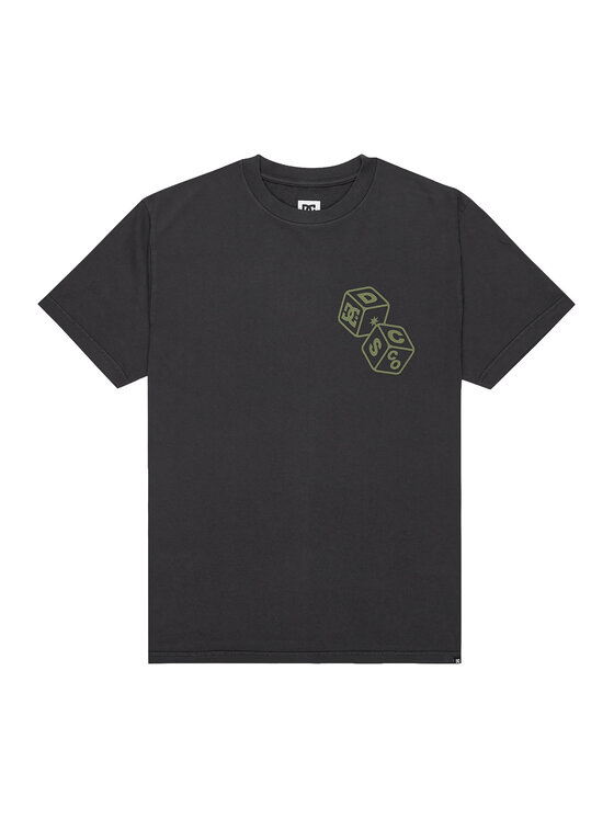 DC Shoes DC Shoes Marškinėliai High Rollin EDYZT04367 Juoda Regular Fit