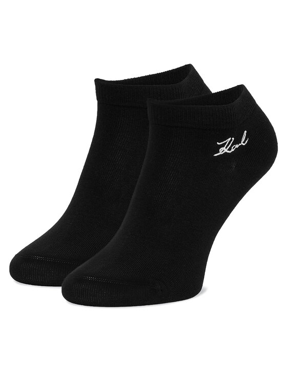 KARL LAGERFELD KARL LAGERFELD Kratke nogavice A4W47034 Črna