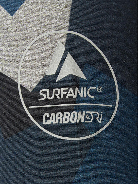 Surfanic Surfanic Bielizna termoaktywna górna SWE1604 Zielony Slim Fit