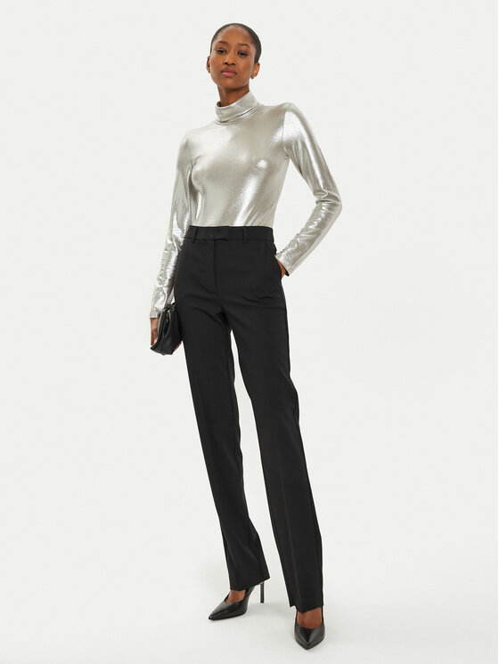 Marella Marella Bodi Altari 2423946027 Srebrna Slim Fit