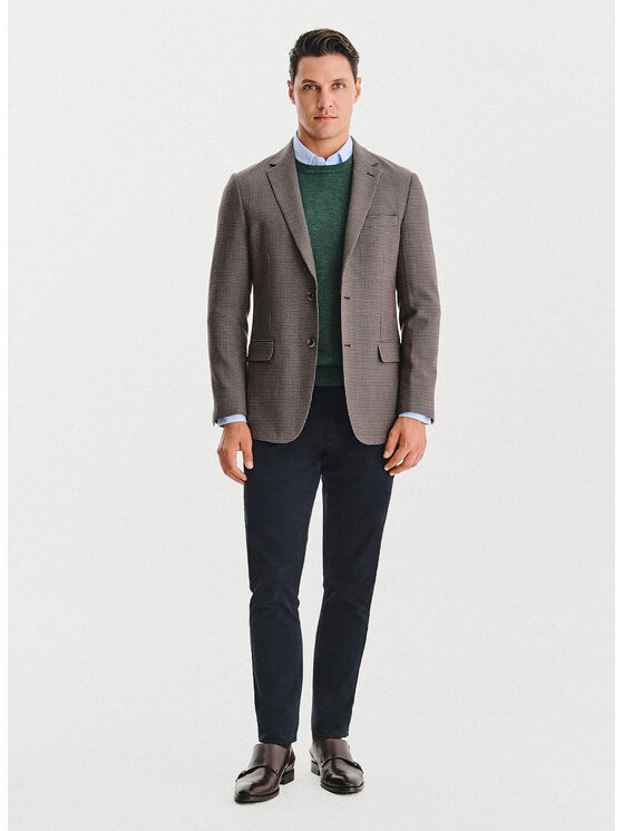 Pako Lorente Pako Lorente Marynarka P25WF-3X-006 Brązowy Slim Fit