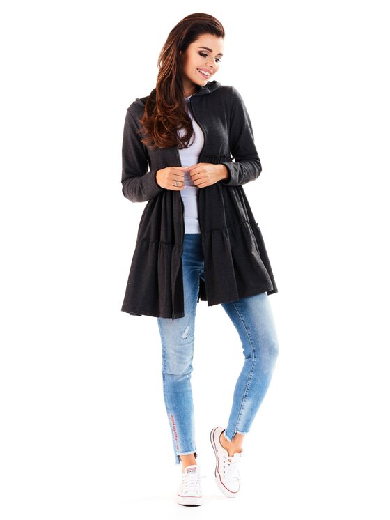 Infinite You Infinite You Bluza M139 Szary Basic Fit