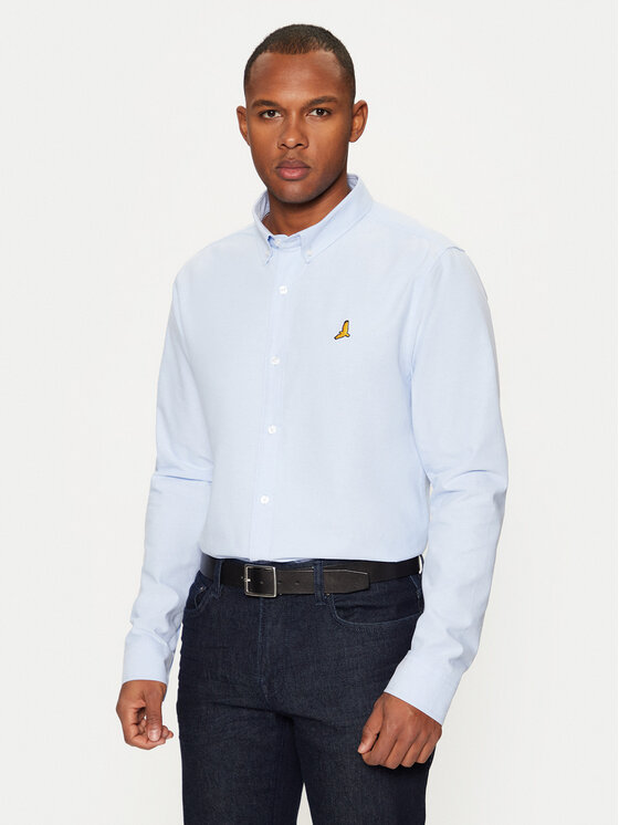Brave Soul Brave Soul Hemd MSH-230CLAUDIANB Blau Slim Fit