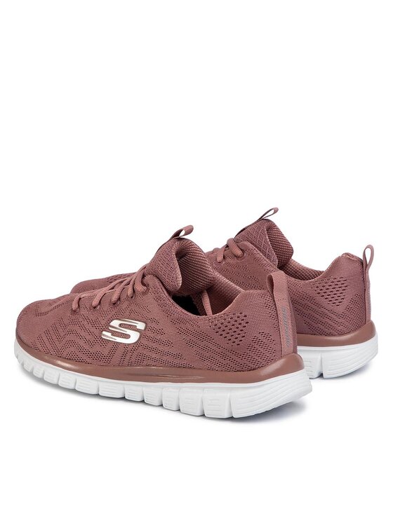 Skechers Skechers Sneakersy Get Connected 12615/MVE Różowy