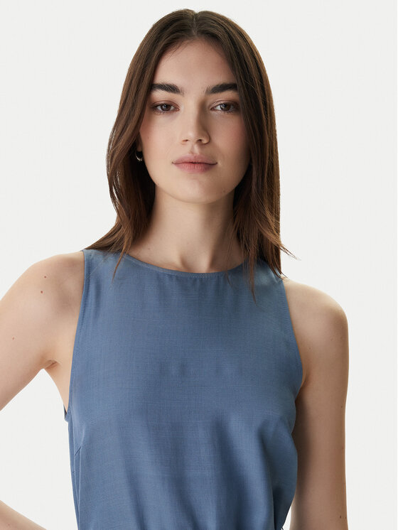 Marella Marella Sommerkleid Emme by Marella Acerbi 2615221091 Dunkelblau Regular Fit