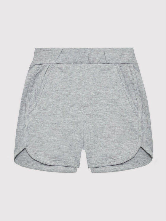 4F 4F Pantaloncini sportivi HJL22-JSKDD002 Grigio Regular Fit