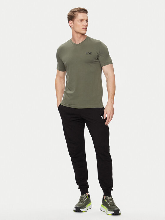 EA7 Emporio Armani EA7 Emporio Armani T-krekls 8NPT53 PJM5Z 1846 Zaļš Regular Fit