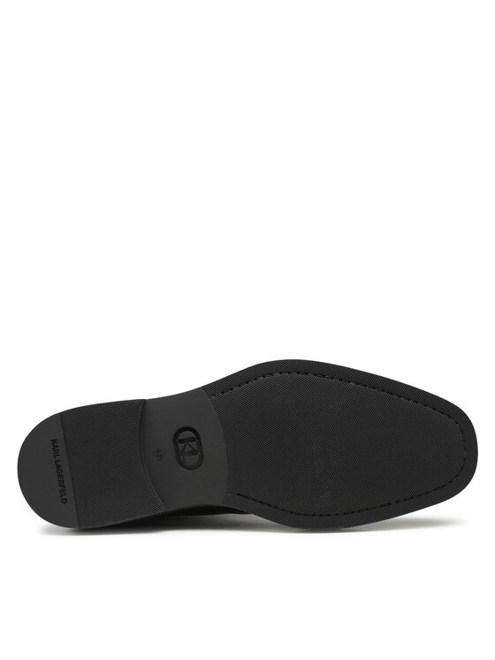KARL LAGERFELD KARL LAGERFELD Kotníková obuv s elastickým prvkem KL11443 Černá