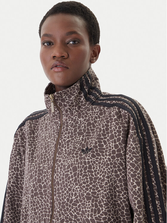 adidas adidas Джинсова куртка Firebird Aop KD2815 Коричневий Oversize