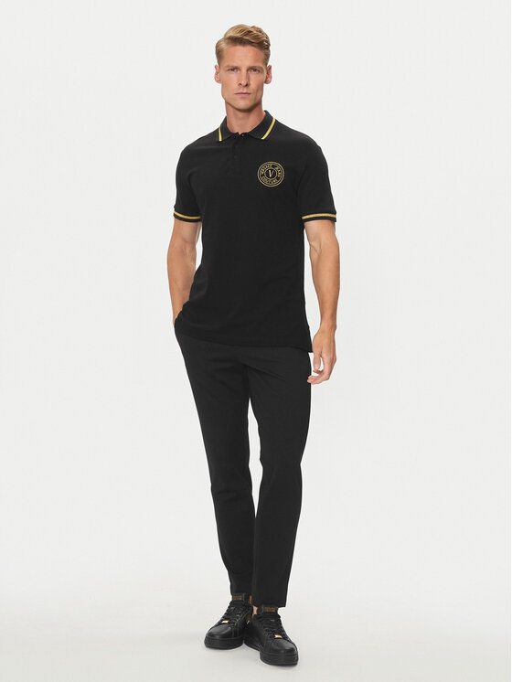 Versace Jeans Couture Versace Jeans Couture Polokošile 76GAGT02 Černá Regular Fit