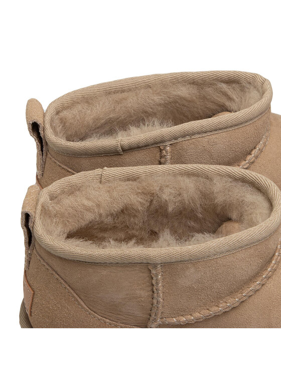 Ugg Ugg Snehule W Classic Ultra Mini 1116109 Béžová