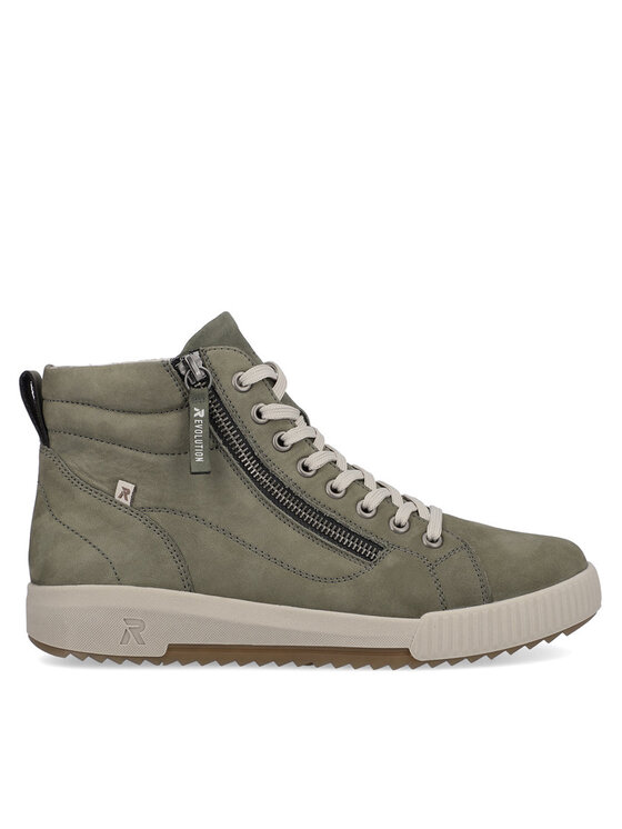Rieker Plateausneakers met goudkleurige details vrijetijdsschoen