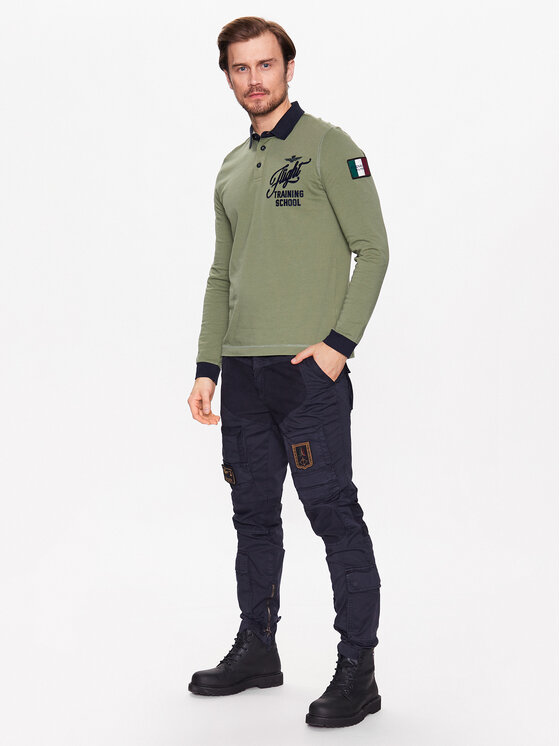 Aeronautica Militare Aeronautica Militare Παντελόνι υφασμάτινο 231PA1387CT1493 Σκούρο μπλε Regular Fit