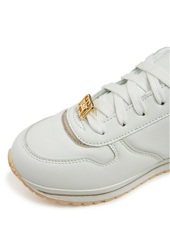 Tommy Hilfiger Tommy Hilfiger Laisvalaikio batai Low Cut Lace-Up Sneaker T3A9-33765-1355 S Balta