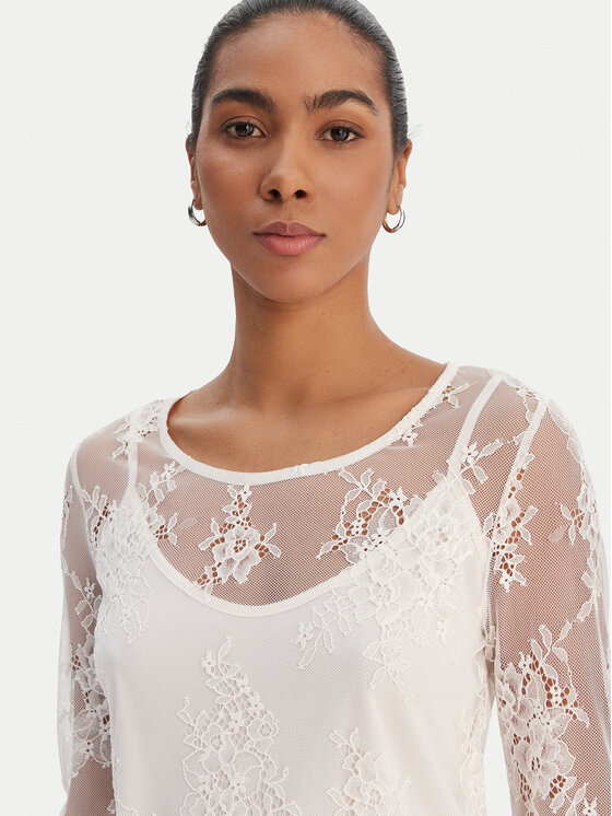 Morgan Morgan Bluse 261-TCITY Écru Regular Fit