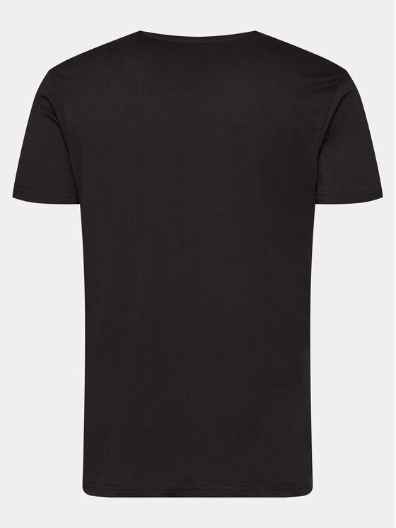 Alpha Industries Alpha Industries T-Shirt Basic Foll Print 100501FP Czarny Regular Fit