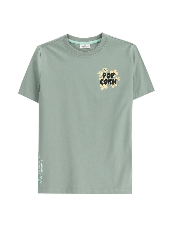 Coccodrillo T-Shirt WC5143212VBB Zielony Regular Fit