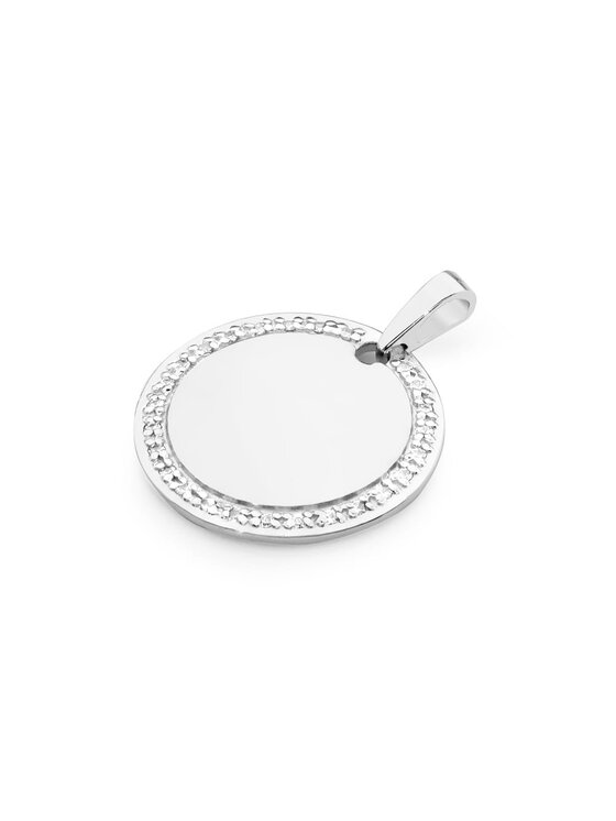 Fugart Fugart Naszyjnik Zawieszka z białego złota z brylantami 0.13 FZ505-B585-B0.13 Biały