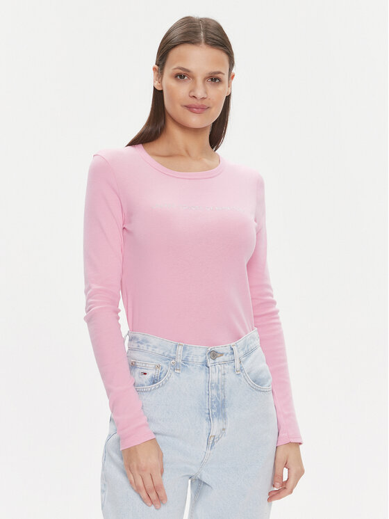 United Colors Of Benetton Bluză 3GA2E16G0 Roz Regular Fit