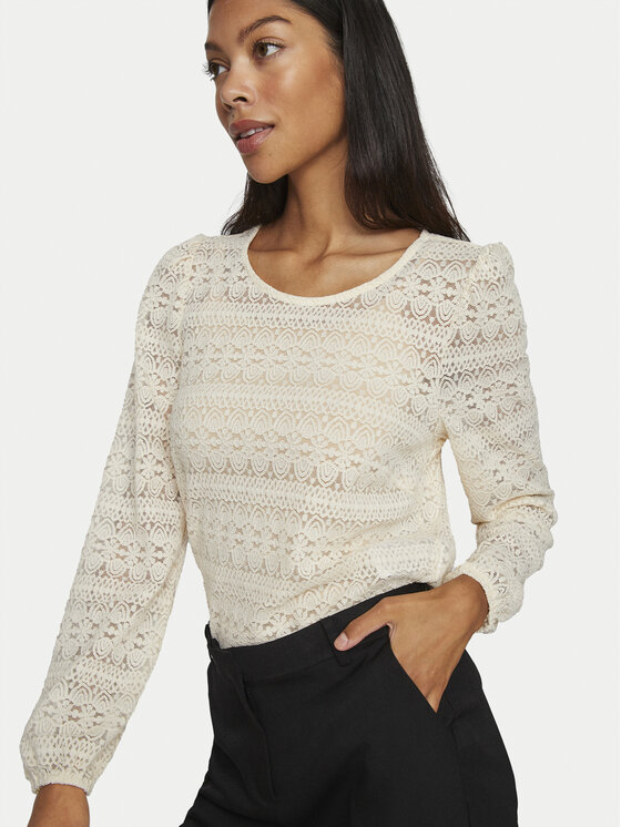 Vila Vila Maglione Chikka 14095731 Beige Standard Fit