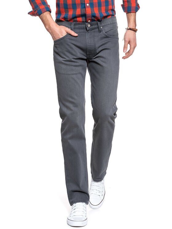 Lee Lee Jeans DAREN ZIP FLY Grigio Straight Fit