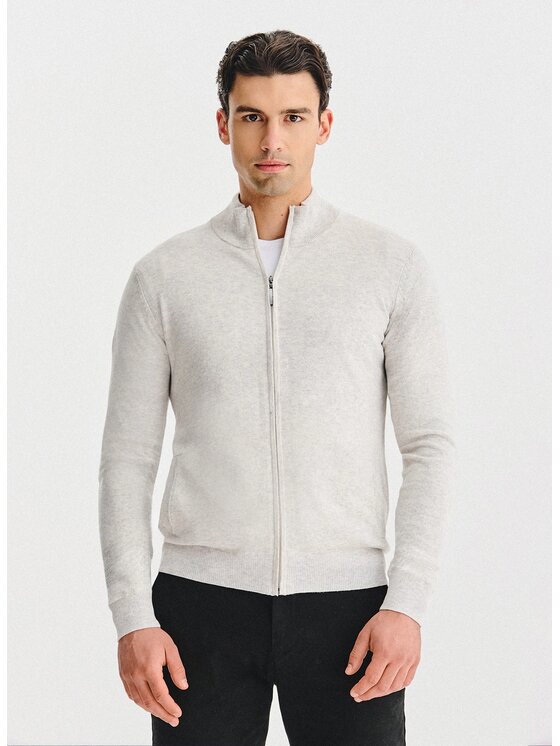 Pako Lorente Pako Lorente Kardigan P25WF-2X-007 Szary Classic Fit