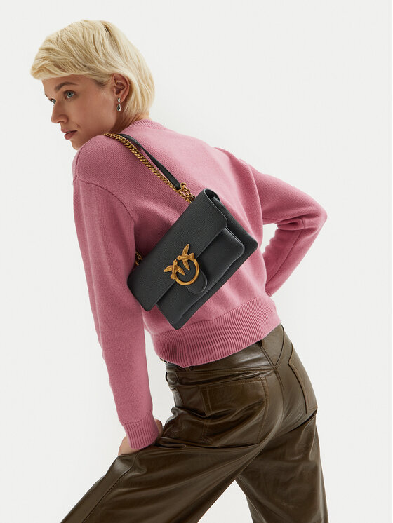 PINKO PINKO Τσάντα Love One Soft Mini AI 24-25 PLTT 104528 A29Q Μαύρο