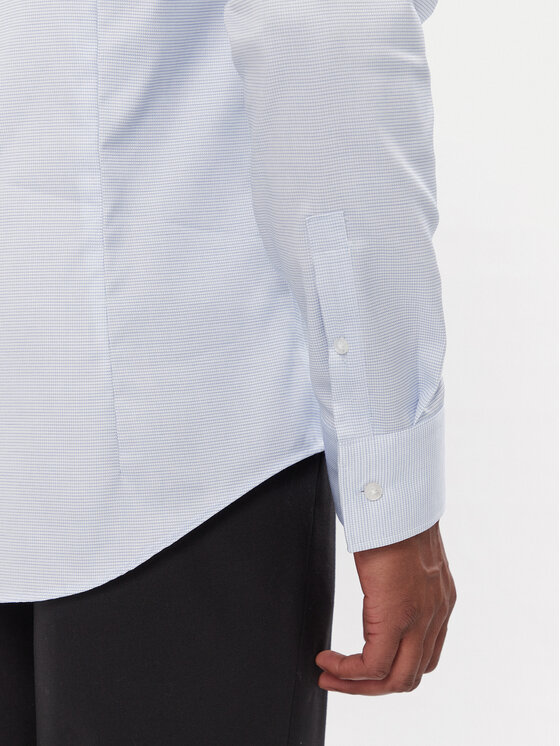Calvin Klein Calvin Klein Camicia LV019EU068 Celeste Slim Fit