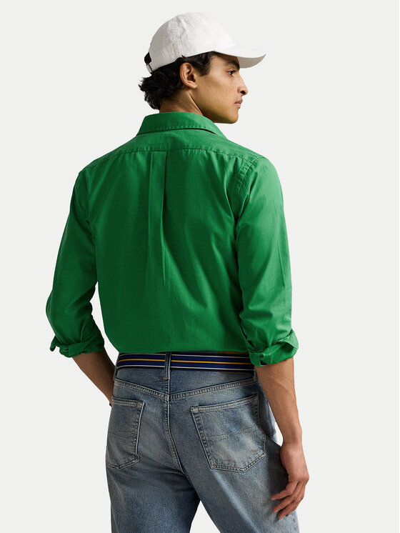 Polo Ralph Lauren Polo Ralph Lauren Marškiniai 710937993013 Žalia Custom Fit