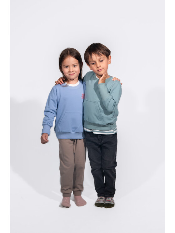 MANDRAGORA MANDRAGORA Bluza unicorn Niebieski Regular Fit