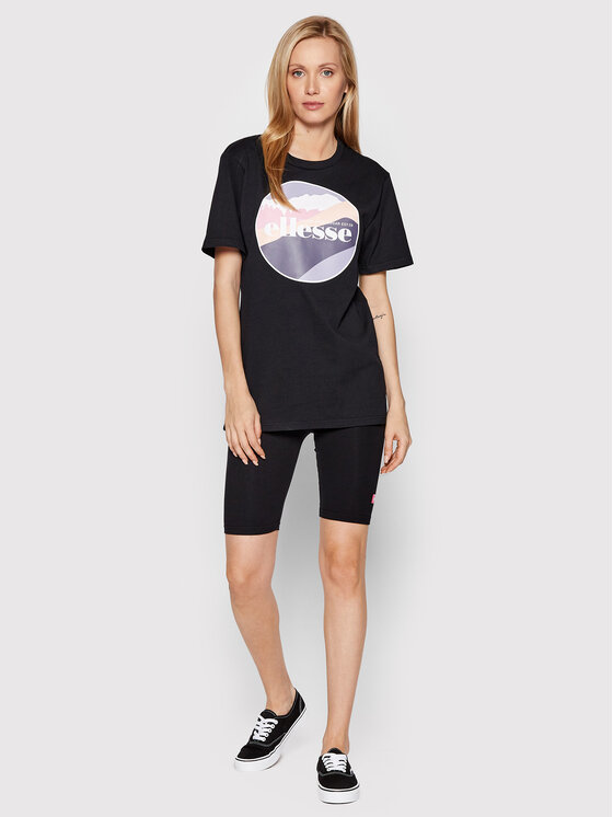 Ellesse Ellesse T-Shirt Shabunda SGM14629 Czarny Relaxed Fit
