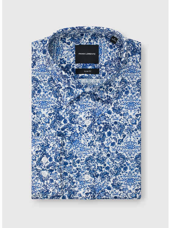 Pako Lorente Pako Lorente Koszula P26SF-1X-024 Niebieski Slim Fit