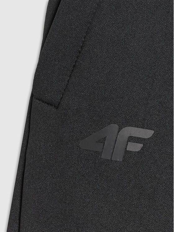 4F 4F Spodnie dresowe APRES SKI Czarny Regular Fit