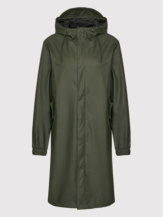 Rains Rains Kurtka przeciwdeszczowa Unisex 18140 Zielony Regular Fit