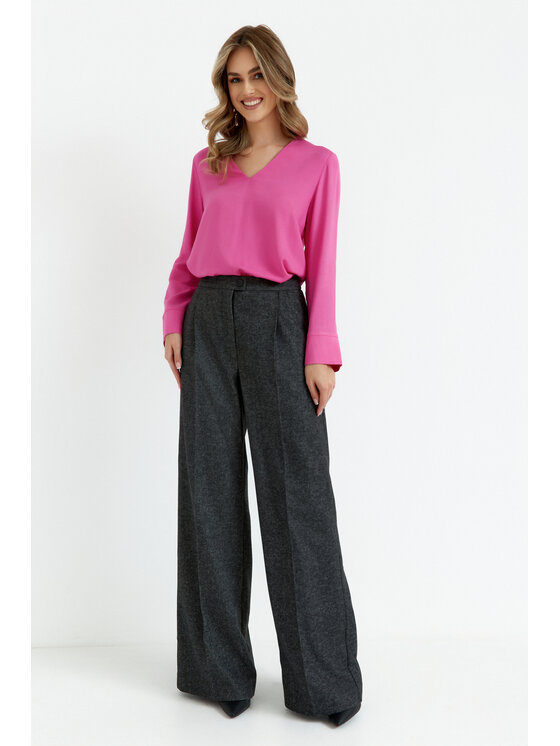Stylove Stylove Bluzka S391 Różowy Curvy Fit
