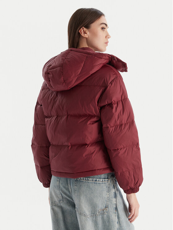 Calvin Klein Jeans Calvin Klein Jeans Daunenjacke Essential LV047D501G Dunkelrot Relaxed Fit