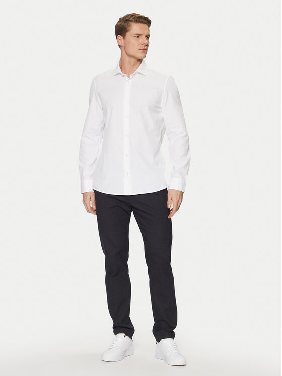 Marc O'Polo Marc O'Polo Košile B21750442256 Bílá Regular Fit