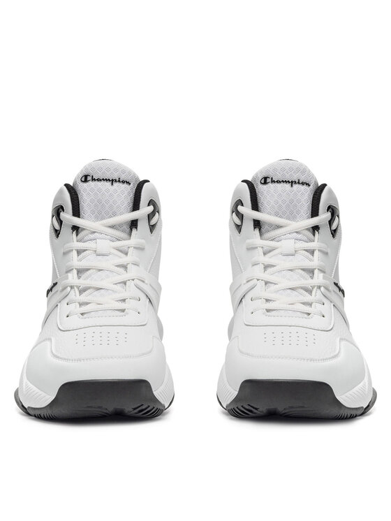 Champion Champion Sneakersy ACADEMY MID CUT SHOE S22399-WW001 Biela