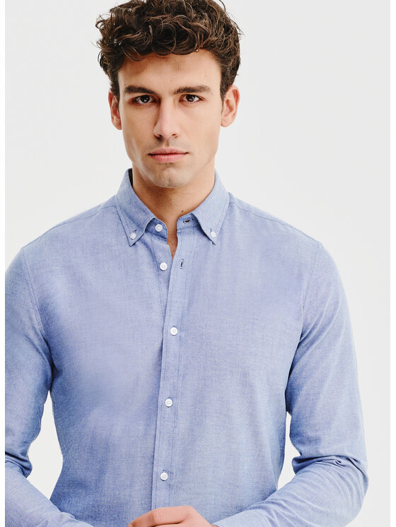 Pako Lorente Pako Lorente Koszula P25SF-1X-015 Niebieski Slim Fit