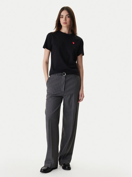 HUGO HUGO T-särk Damacia 50562145 Must Regular Fit