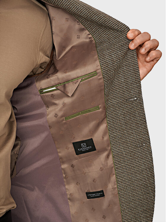 Evenemen Evenemen Marynarka Tico Beżowy Slim Fit