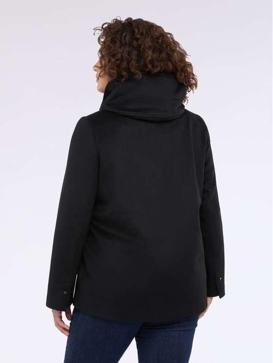 Fiorella Rubino Fiorella Rubino Płaszcz zimowy 8394T000343N033 Czarny A-Line Fit