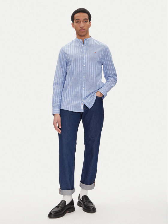 Tommy Jeans Tommy Jeans Koszula DM0DM20893 Niebieski Regular Fit