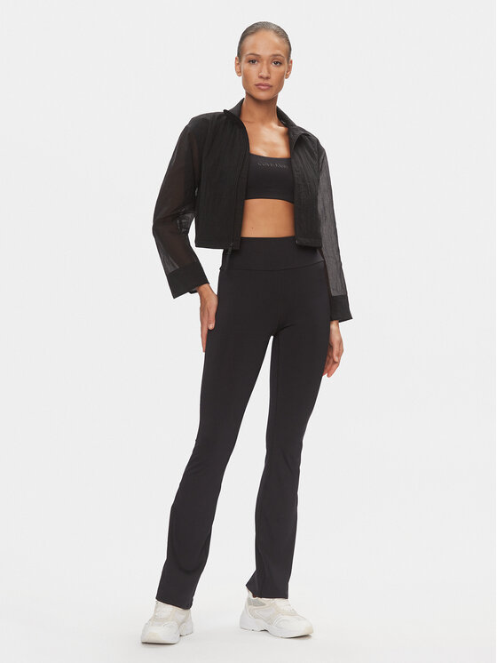 Calvin Klein Performance Calvin Klein Performance Jakna protiv vjetra 00GWS4O516 Crna Relaxed Fit