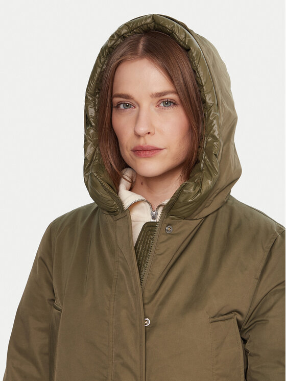 Tommy Hilfiger Tommy Hilfiger Parka WW0WW46533 Zelena Relaxed Fit