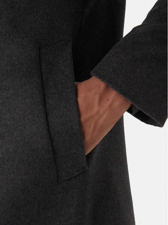 BOSS BOSS Gyapjú kabát H-Hyde 50551078 Szürke Slim Fit