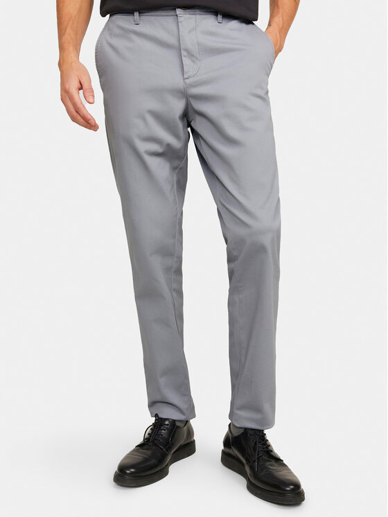 Jack & Jones Jack & Jones Pantaloni chino Marco 12150148 Gri Slim Fit