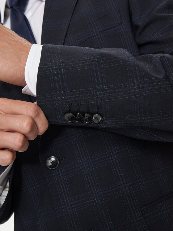 BOSS Boss Uzvalks H-Jeckson 50521676 Tumši zils Regular Fit
