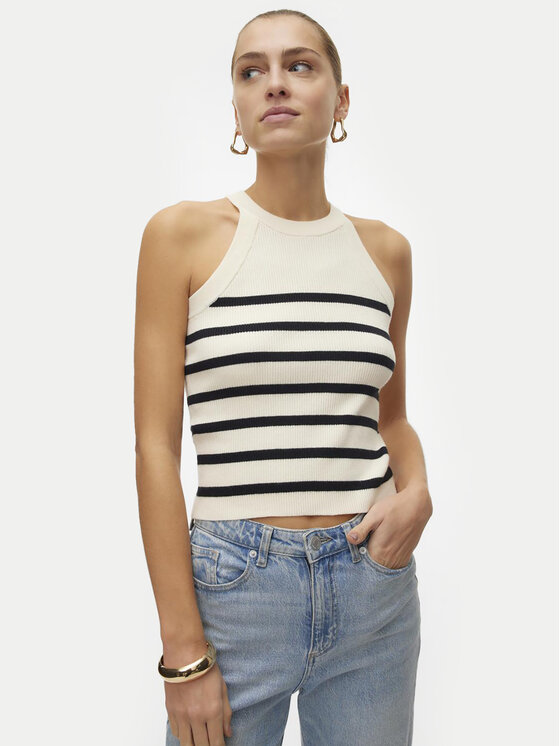 Vero Moda Vero Moda Top Saba 10306826 Beež Slim Fit