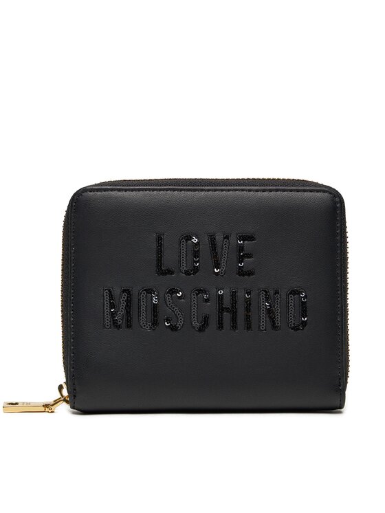 LOVE MOSCHINO Liels sieviešu maks JC5635PP0IKK0000 Melns